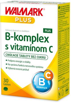 Walmark B-komplex PLUS s vitamínom C 1 x 30 tabliet