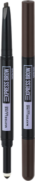 Maybelline New York NY Express Brow Satin Duo 04 Dark Brown Ceruzka a púder na obočie duo