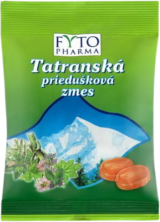 Fytopharma Cukríky tatranská priedušková zmes 60 g