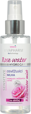 Vivaco Darčeková kazeta rose water - krém na ruky 75ml + hmla na tvár 100ml