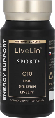 LiveLin SPORT+ 60 tvrdých kapsúl