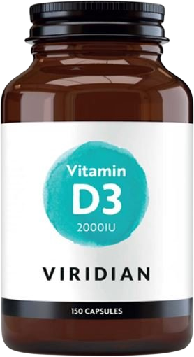 Viridian Vitamin D3 2000IU 150 kapsúl