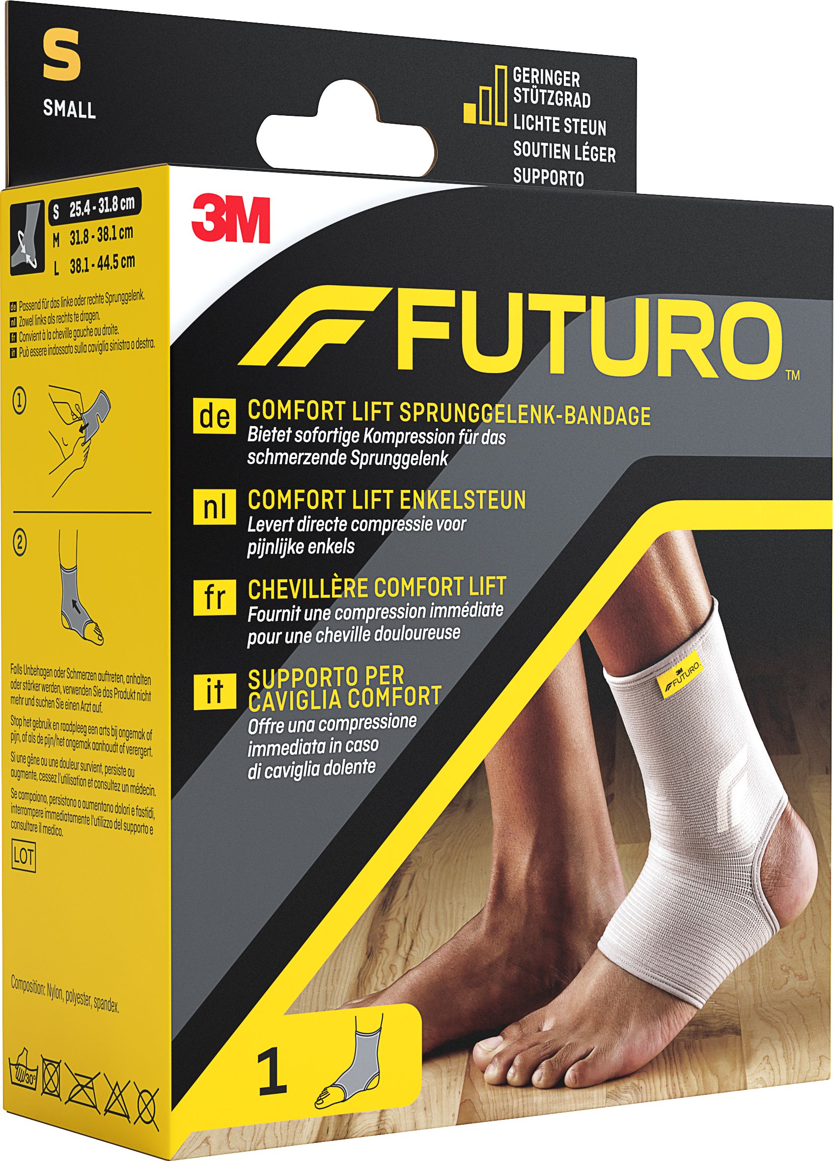 3M Futuro Comfort Bandáž na členok, veľkosť S