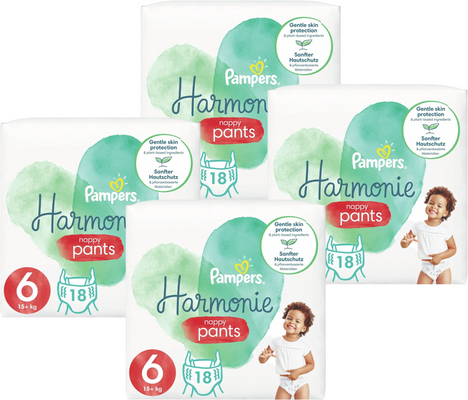 Pampers Harmonie Nappy Pants Taille 6 X18