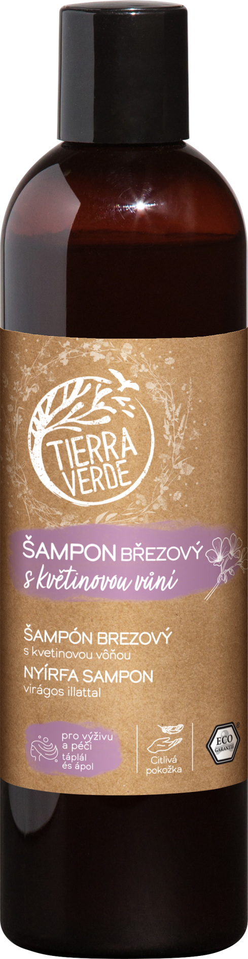 Tierra Verde Šampón brezový s kvetinovou vôňou 300 ml