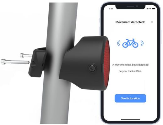 Invoxia Bike Tracker - alarm na bicykel s GPS lokátorom