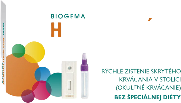 Biogema Hemoglobín test na okultné krvácanie