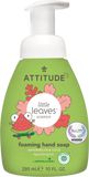 Attitude Little Leaves detské penivé mydlo na ruky s vôňou melóna a kokosu 295 ml
