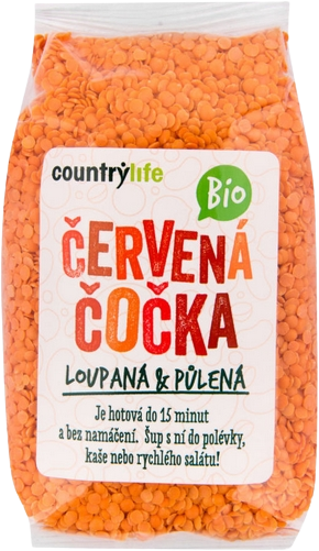 Country Life Šočka červená polovica BIO. 500 g