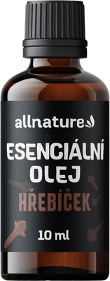Allnature Esenciálny olej Klinček 10 ml