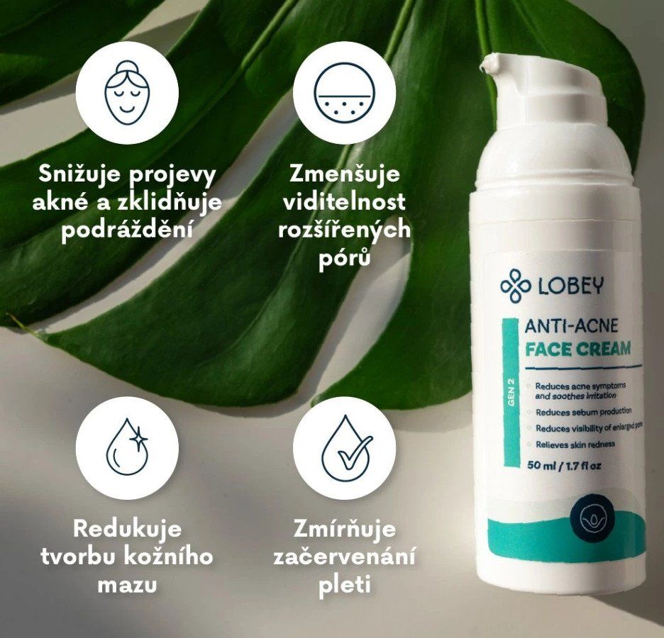 Lobey Krém na akné a na problematickú pleť 50 ml