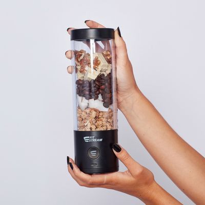 Fitstream PRO Black, prenosný USB nabíjaci mixér 475 ml