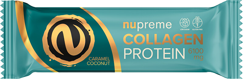 Nupreme Proteínová tyčinka s kolagénom kokos/karamel