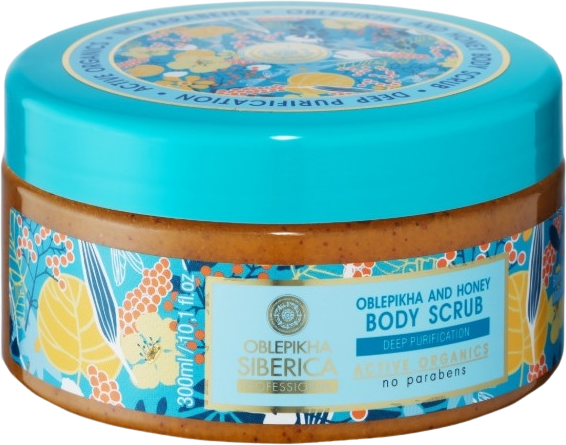 Natura Siberica Rakytníkovo medový telový peeling 300ml 300 ml