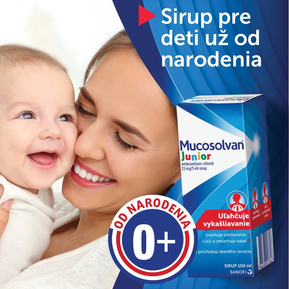 Mucosolvan ® Junior sirup 15mg/5ml 100 ml