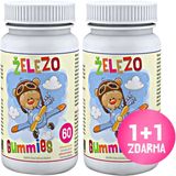 Clinical Železo Gummies pektínové cukríky 2 x 60 ks