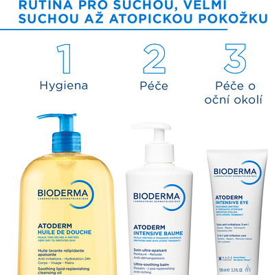 Bioderma Atoderm Sprchový olej pre veľmi suchú až atopickú pokožku 1 l