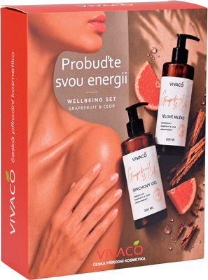 Vivaco Darčeková kazeta Grapefruit a Cédr 2 x 300 ml