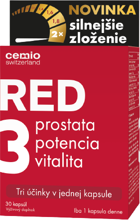 Cemio RED3 silnejšie zloženie 30 kapsúl