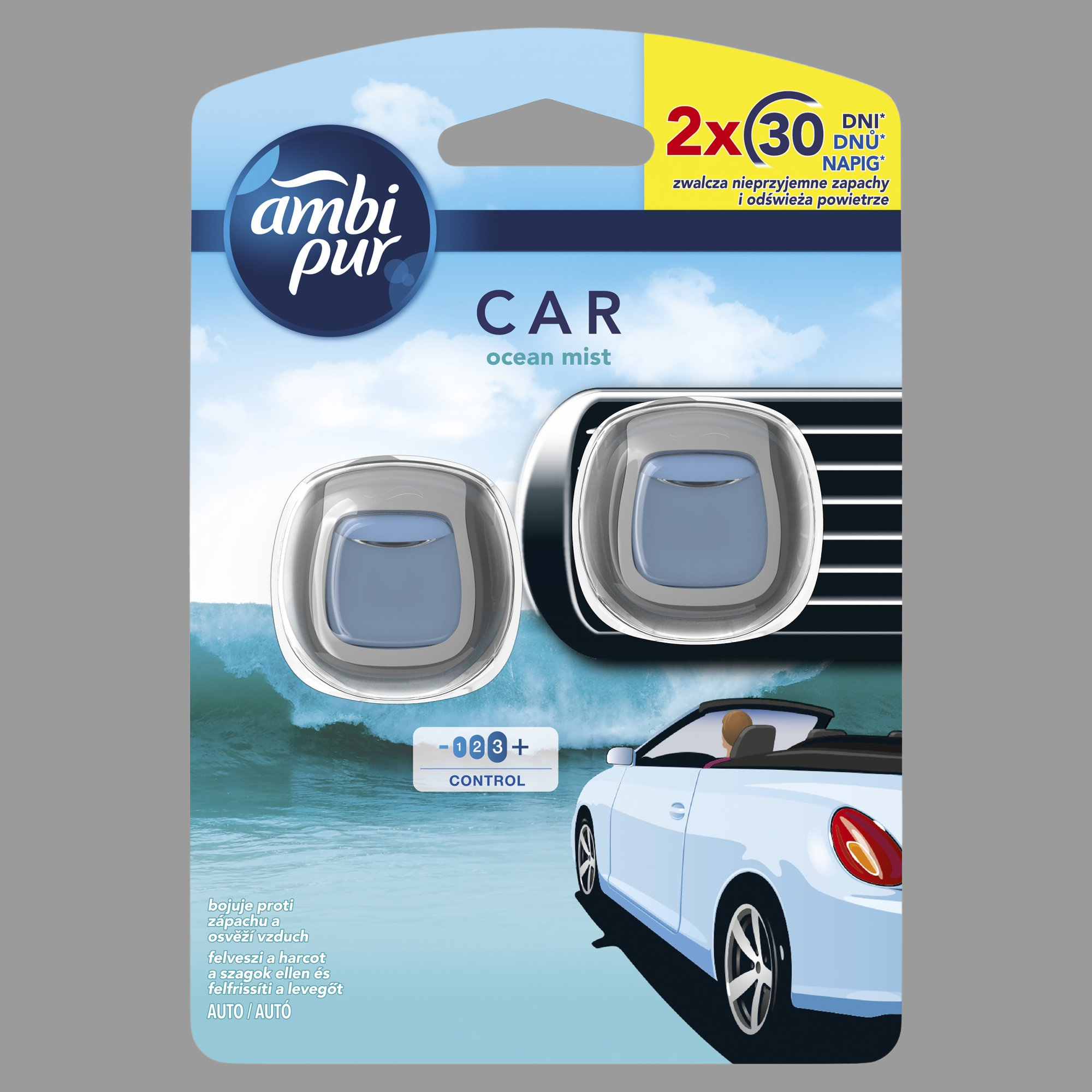 Ambipur Car Jaguar Ocean Mist 2 x 2 ml
