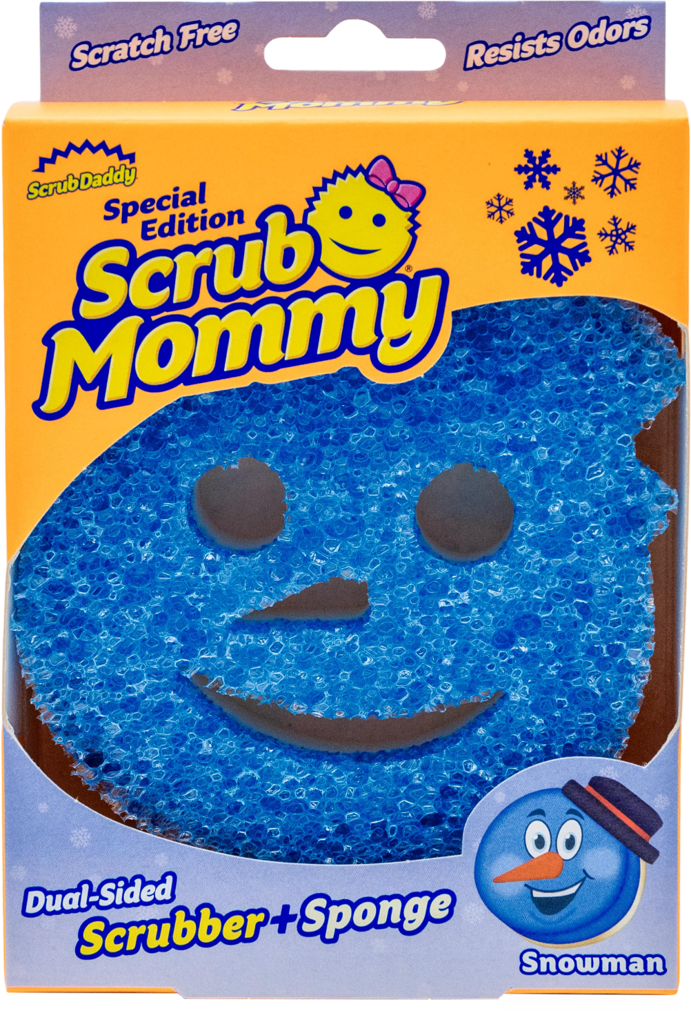 Scrub Mommy Snehuliak limitovaná edícia