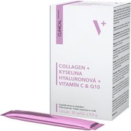 Clinical Collagén + Kyselina Hyaluronová + Vitamín C & Q10, 30 x 8.8 g