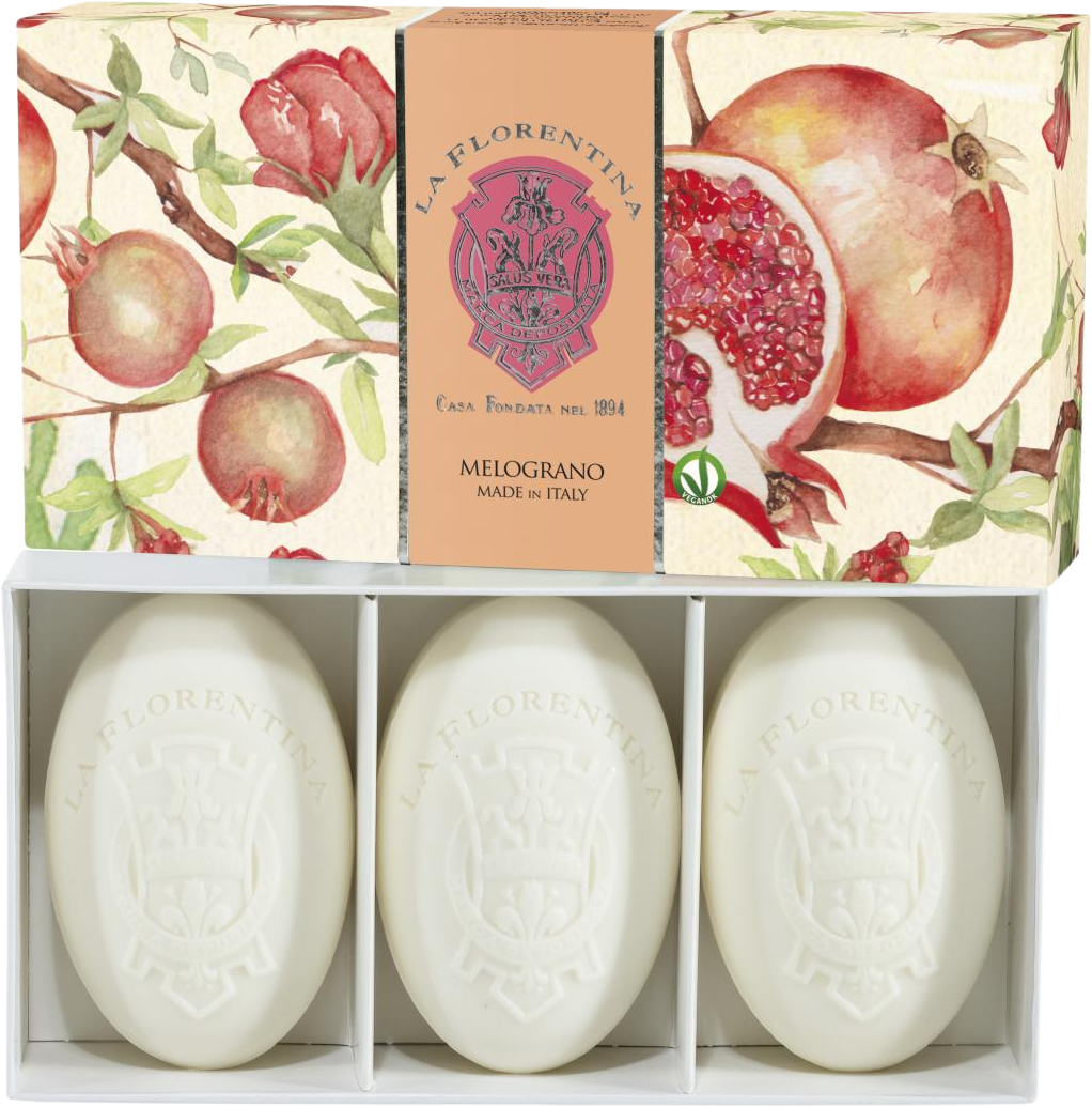 La Florentina Kazeta mydiel granátové jablko 450 g