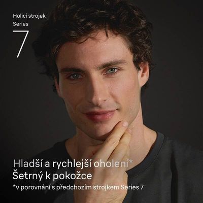 Braun Series 7 72-G1200s, Elektrický holiaci strojček - Šedá
