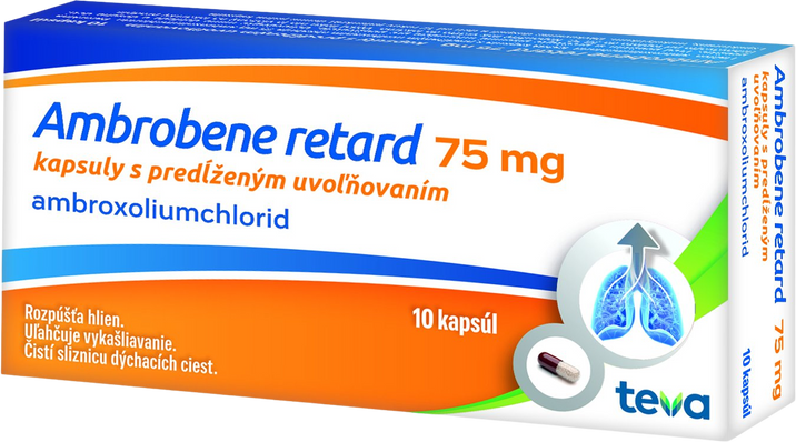 Ambrobene RETARD 75 mg cps plg 10 kapsúl