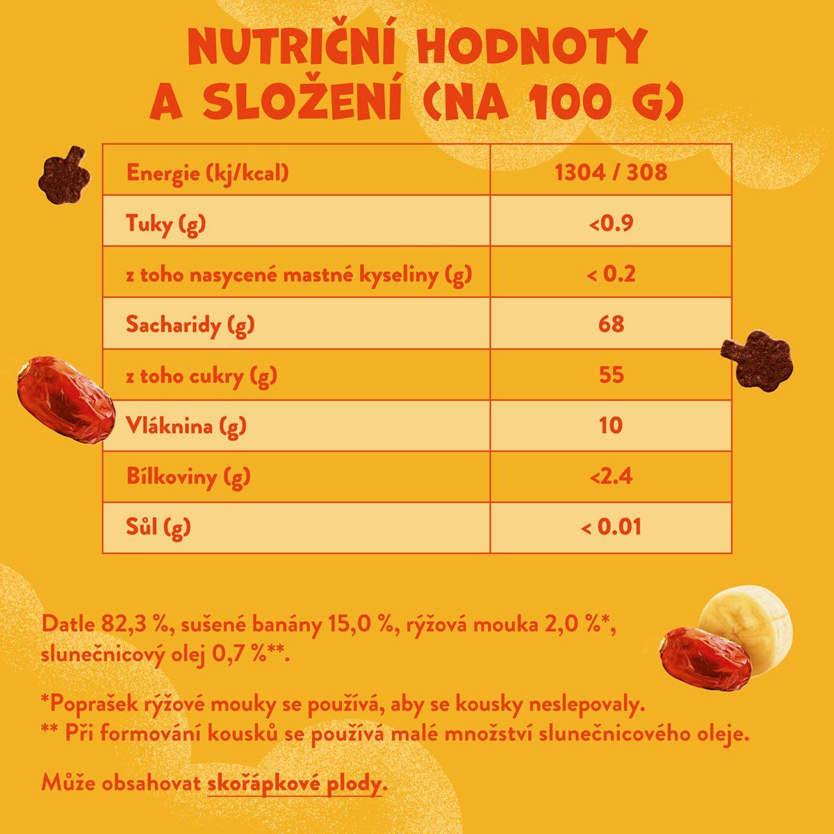 Goodies Datlovo-banánové kúsky 20 g