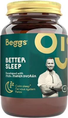 Beggs Developed with MUDr. Marek Dvořák - Better Sleep 60 kapsúl + Focus and Energy 60 kapsúl
