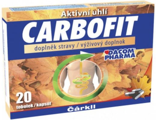 Carbofit Čárkll 20 kapsúl