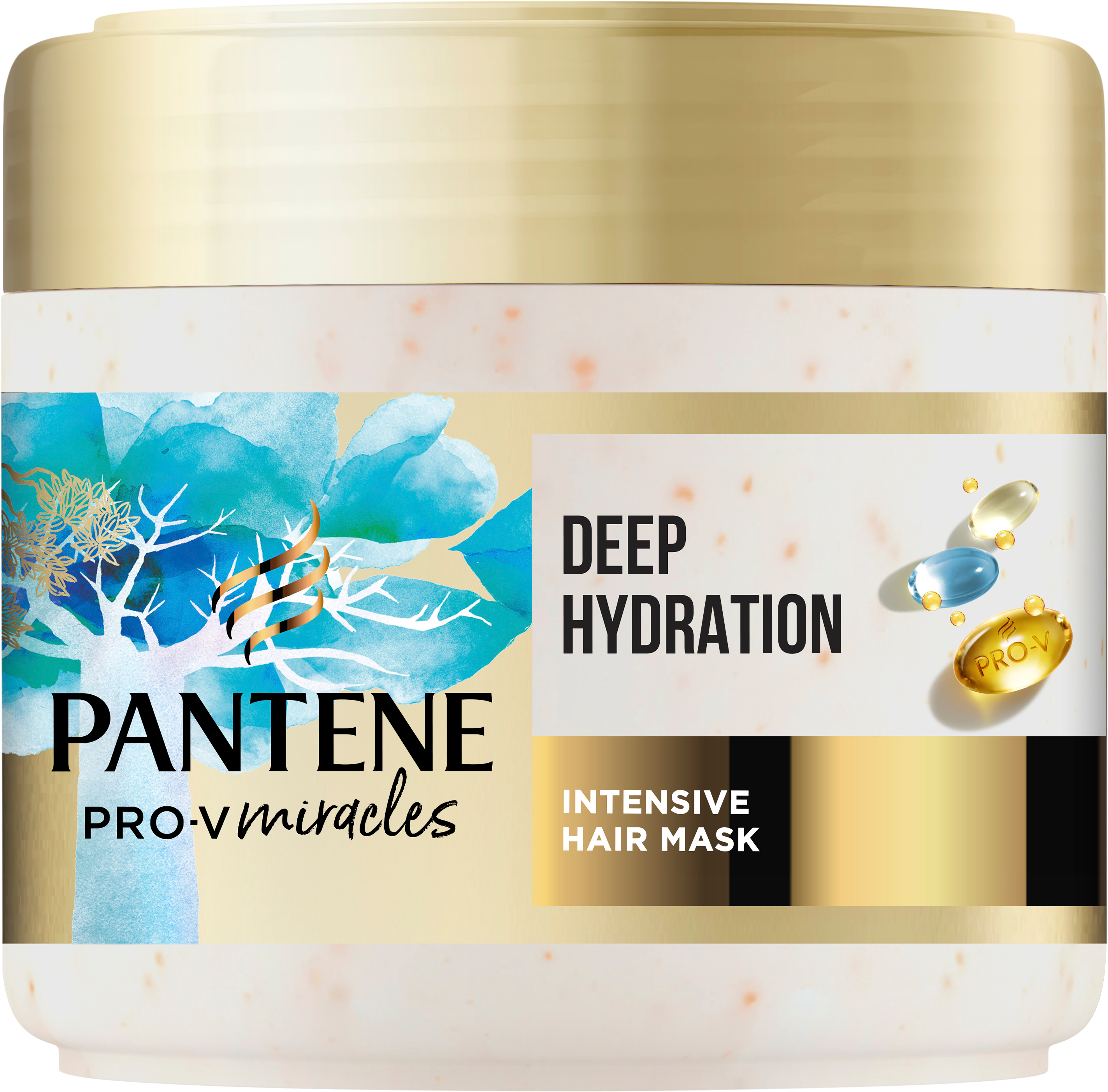 Pantene Pro-V Miracles Deep Hydration Intensive Hair Mask, Intenzívna vlasová maska s Biotin na suché vlasy 300 ml