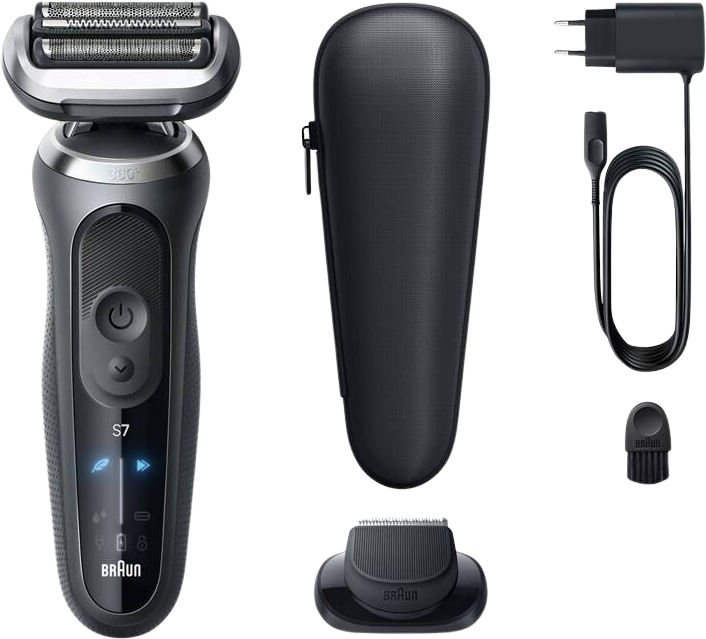 Braun Series 7 72-G1200s, Elektrický holiaci strojček - Šedá
