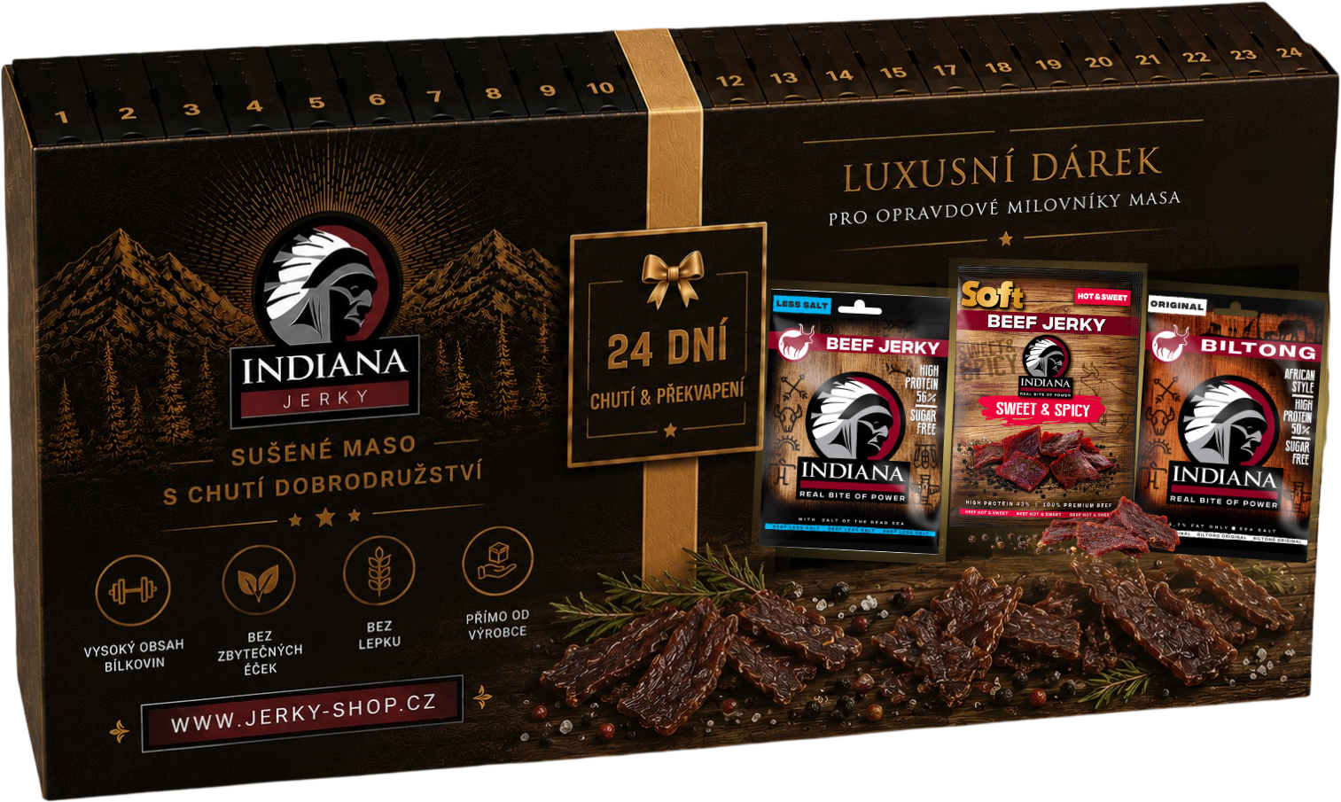Indiana Jerky Adventný kalendár 24 ks