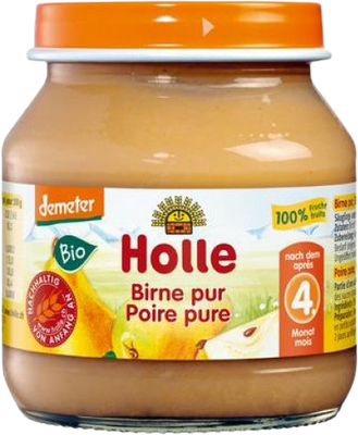 Holle bio detská raňajky 100% hruška 125 g