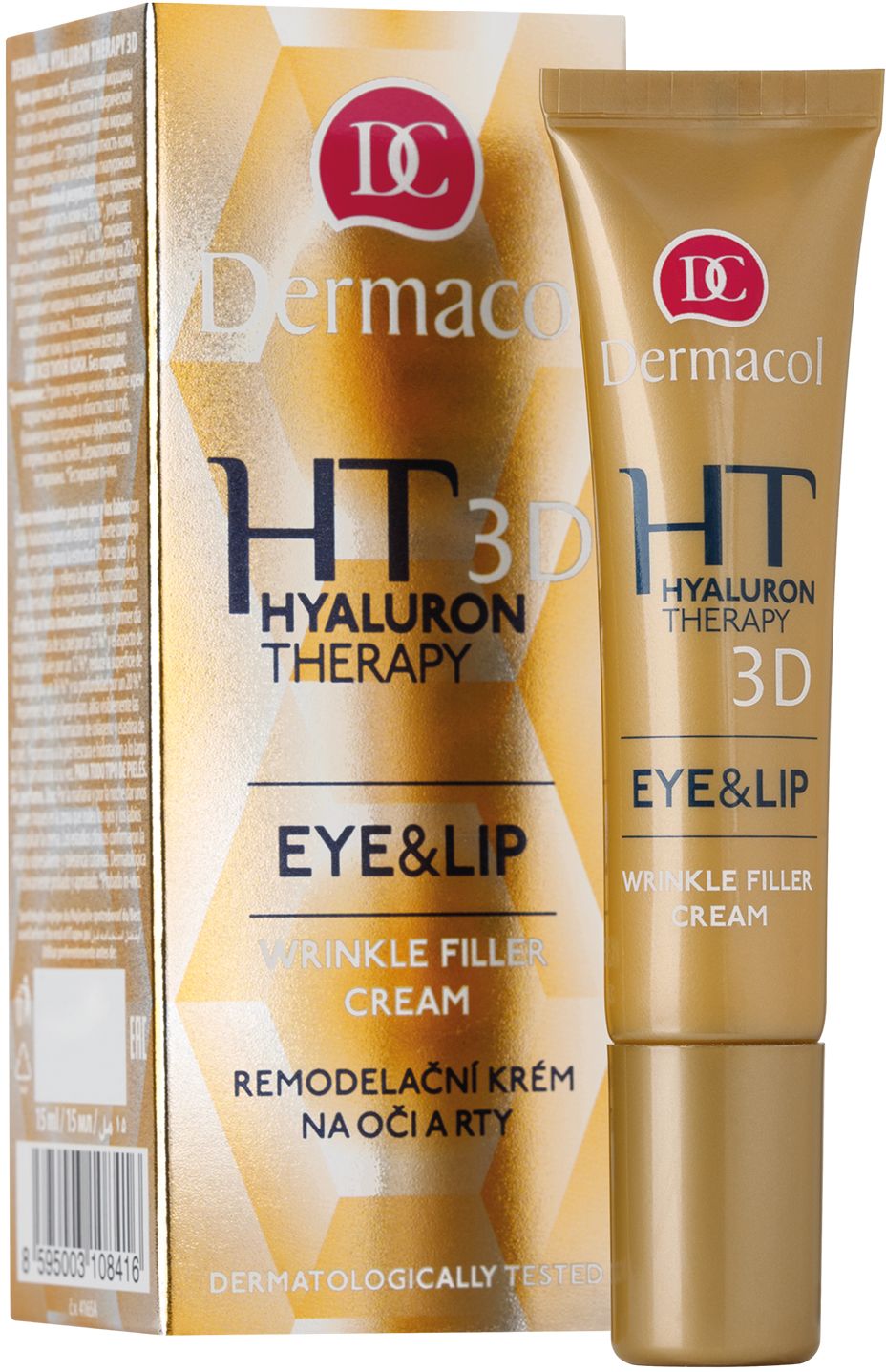 Dermacol Hyaluron Therapy Remodelačný krém na oči a pery 15 ml