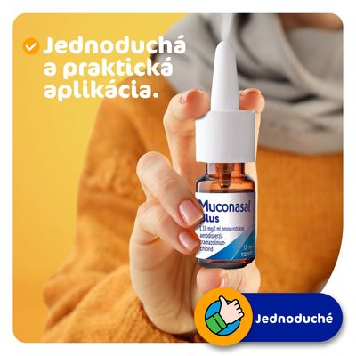 Muconasal Plus nosný sprej 10 ml