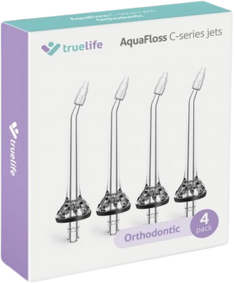 TrueLife AquaFloss C-series jets Orthodontic 4 ks