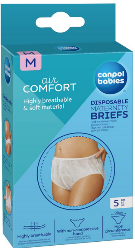 Canpol babies Jednorazové materské nohavičky M 5 ks