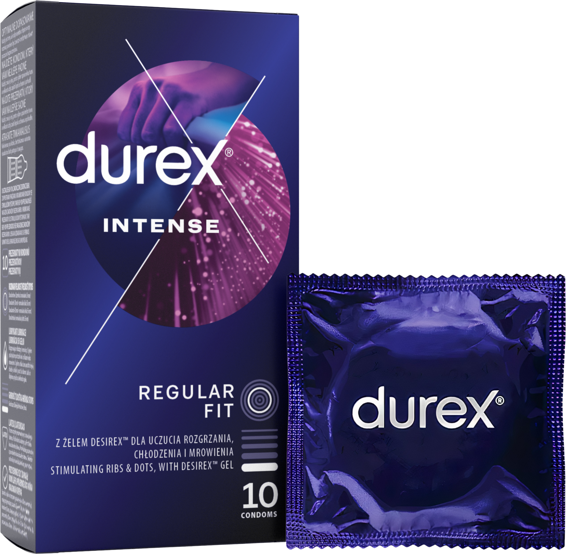 Durex Intense Orgasmic Kondomy 10 ks