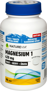 NatureVia Magnesium 1 420 mg 90 tabliet