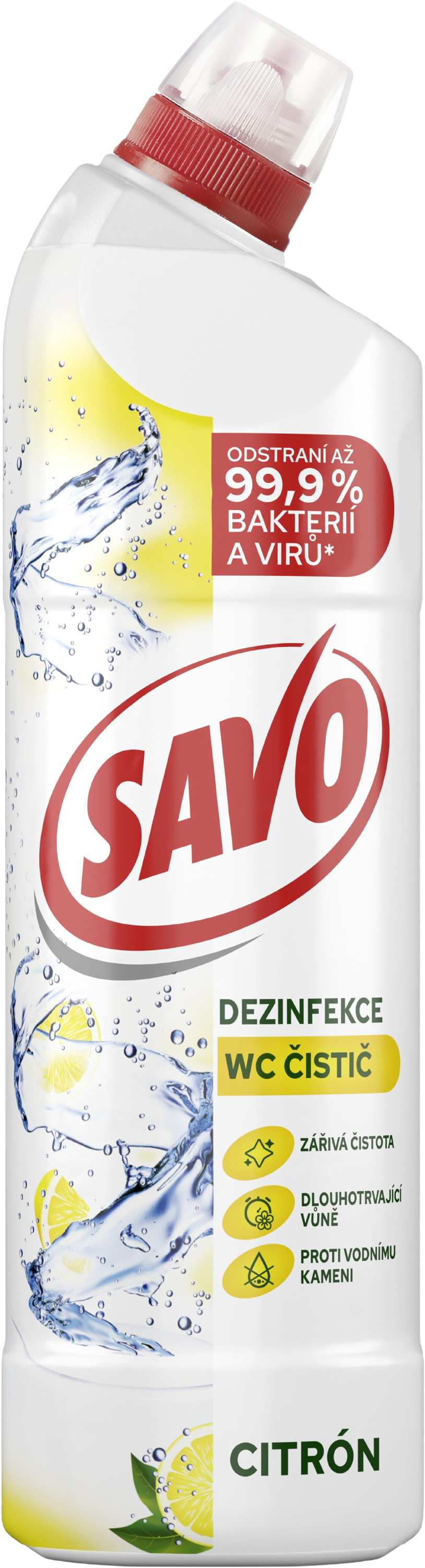 Savo Citron WC gél 700 ml