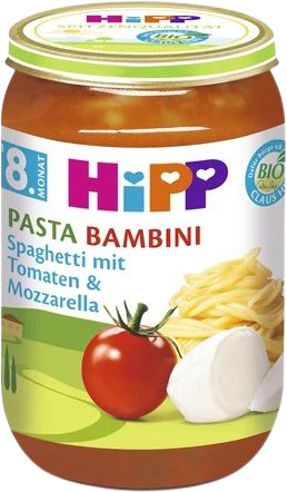 HiPP BIO Rajčata se špagetami a mozzarelou 220 g