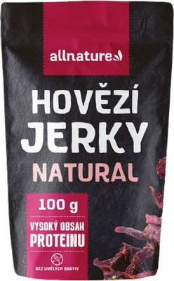 Allnature Beef Natural Jerky 100 g