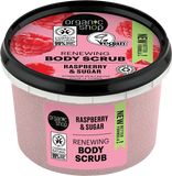 Organic Shop Obnovujúci telový peeling Malina a cukor 250 ml
