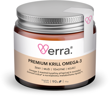 Verra Premium Krill Omega-3 90 mäkkých kapsúl