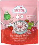 Fruchtbar BIO Cereálie v tvare srdiečok s jahodami a jablkom 125 g