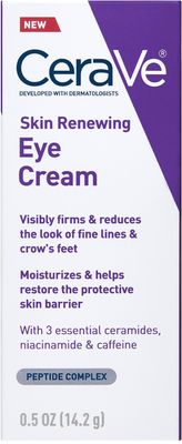 CeraVe očný krém pre obnovu pleti s 3 esenciálnymi ceramidmi, niacínamidom a kofeínom 15 ml