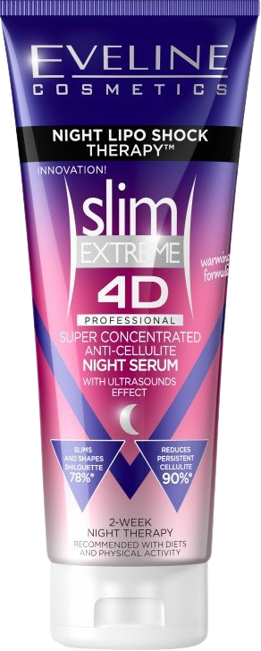 Eveline Slim Extreme 4D Nočné sérum 250 ml